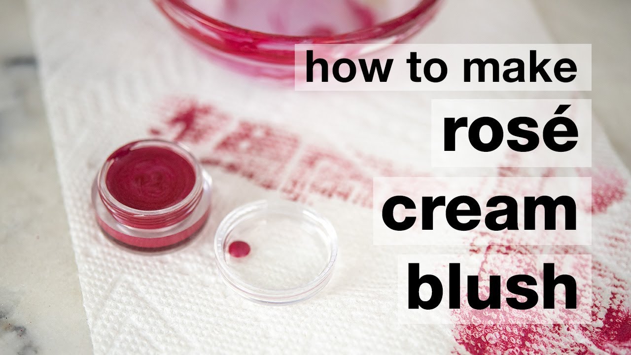 How to Make a DIY Rosé Cream Blush