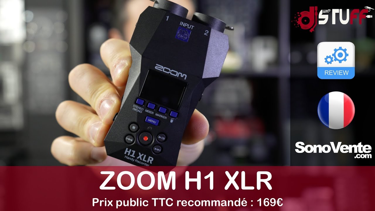 ZOOM H1 XLR 🇫🇷