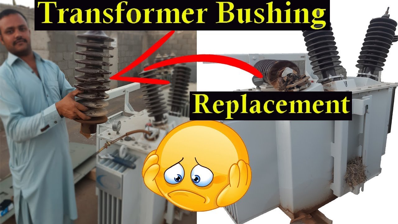 How To Replace A Transformer Bushing In Urdu/Hindi | Transformer Bushing Insulator Replace | MM Asif