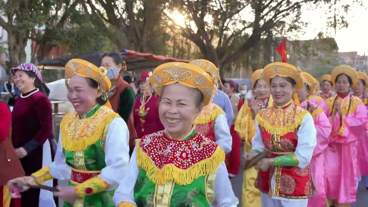 Lễ rước tượng chùa long Văn - Việt Đoàn - Tiên Du - Bắc Ninh ngày 13 tháng 12 năm Giáp Thìn 2024