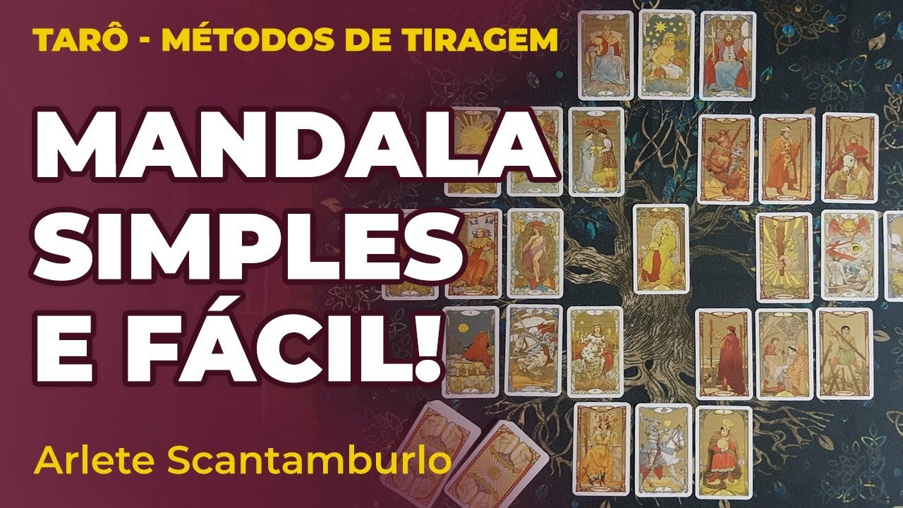 M&Eacute;TODOS DE TIRAGEM | APRENDA A INTERPRETAR UMA MANDALA SIMPLES E F&Aacute;CIL COM O TAR&Ocirc;!
