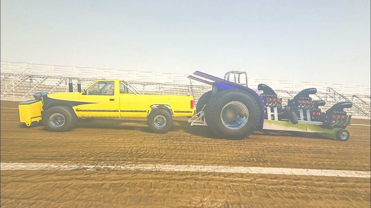Doing some tractor pulling 