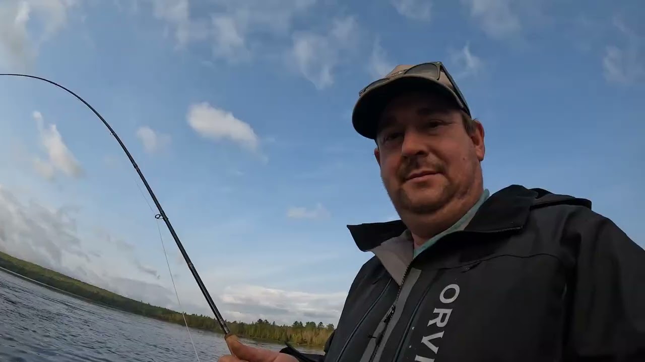 Rapid river Maine big Brook trout