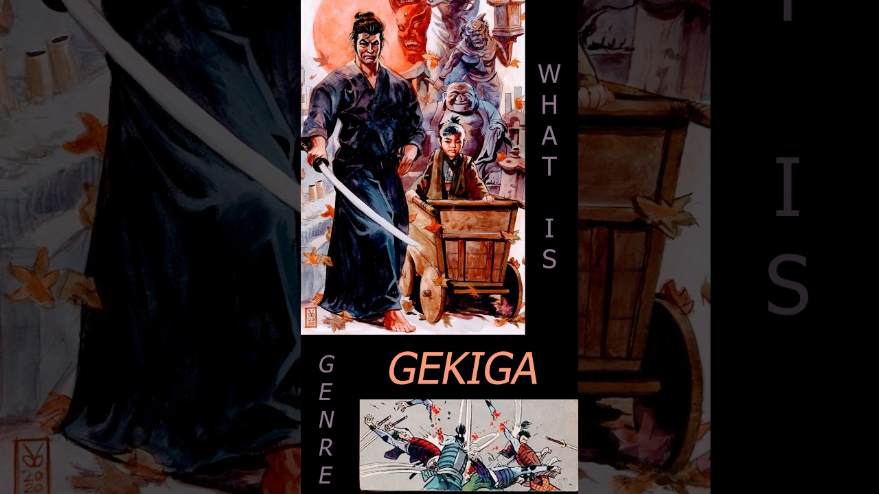 Gekiga genre manga for adults🤓