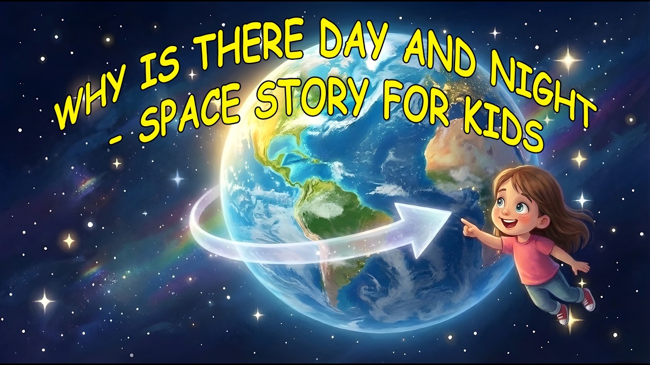 Why Is There Day and Night - Space Story for Kids