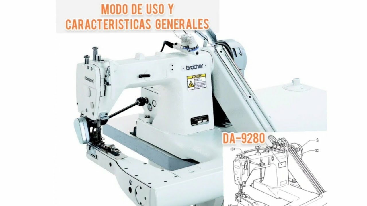 Modo de uso y especificaciones máquina cerradora de codo /Machine à coudre bras déporté 3 aiguilles