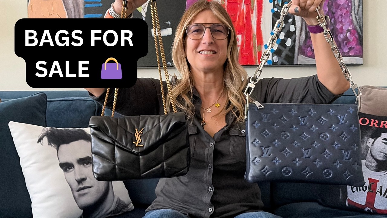 Luxury Handbags FOR SALE 👜 Louis Vuitton, YSL, Burberry & More | My First Vlog Sale! #handbagsale