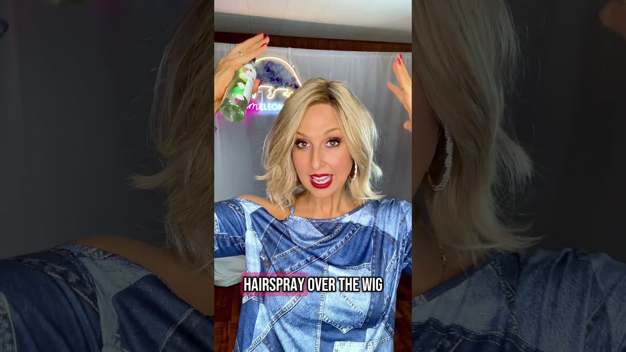 My Best Tip for making a New Synthetic wig Less Shiny and More Realistic! Wig tips and tricks! #wigs