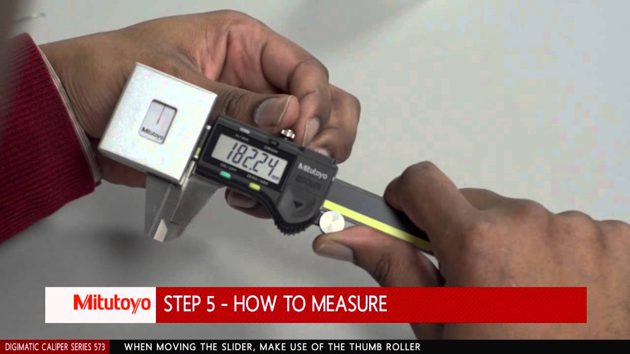 Mitutoyo America Demo - Constant Force Caliper