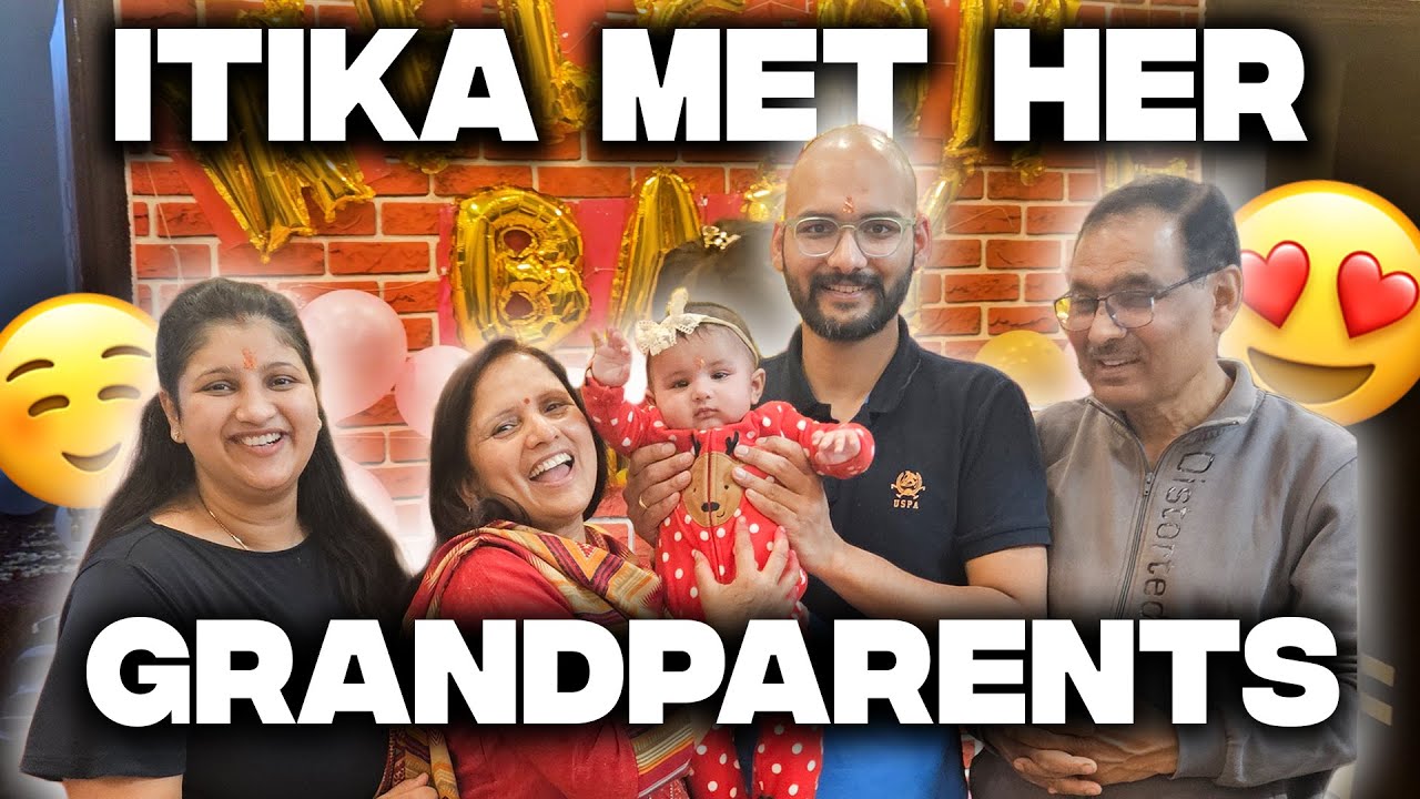 Itika Met Her Grandparents for the first time| First Day in Delhi | Albeli Ritu
