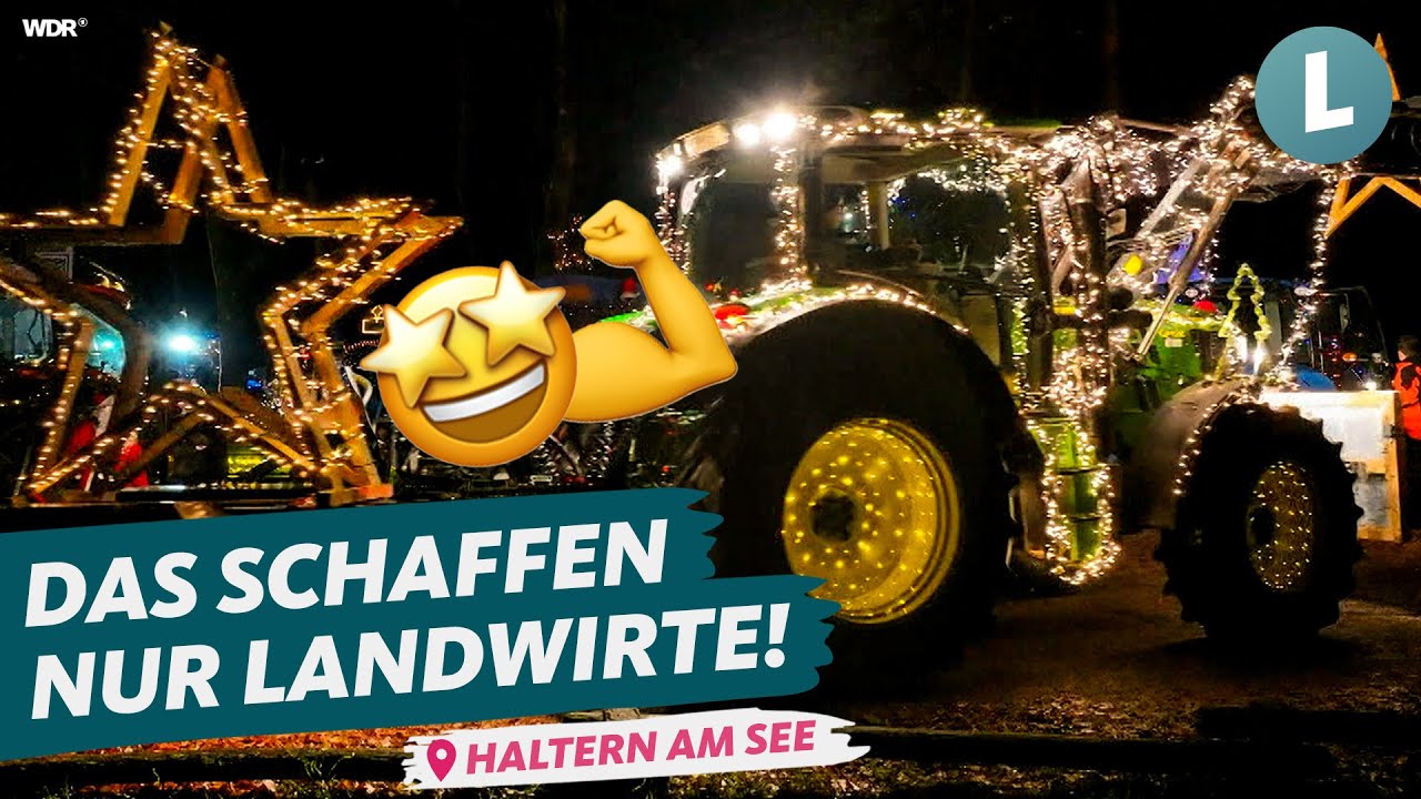 108 Trecker bei Lichterfahrt im Großeinsatz | WDR Lokalzeit Land.Schafft.