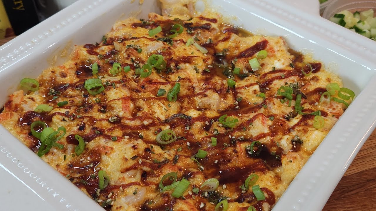 Crab and Shrimp Sushi Bake