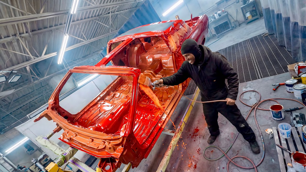 REVEALING MY FRAME OFF 442 CUTLASS NEW COLOR 
