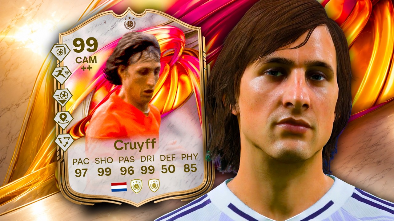 Обзор игрока 99 FUTTIES Icon Cruyff в FC 26