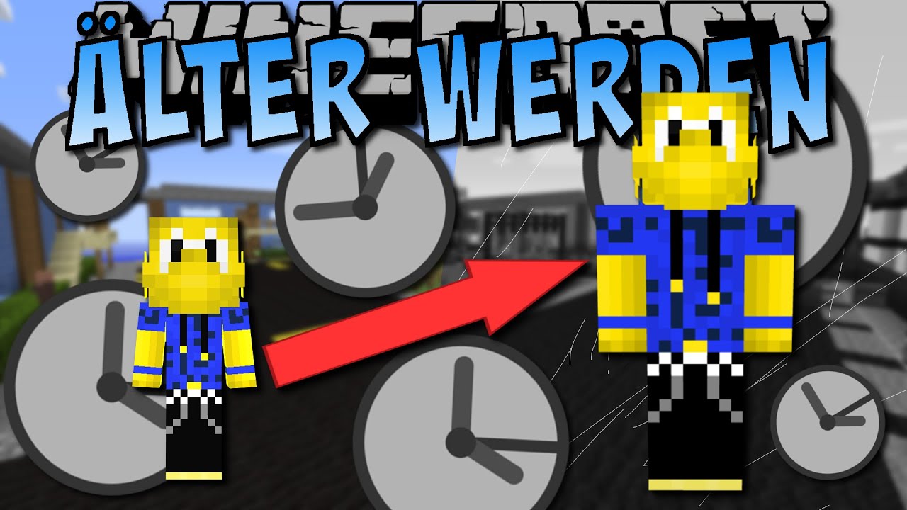 ÄLTER WERDEN in MINECRAFT (AGEING MOD) [Deutsch]