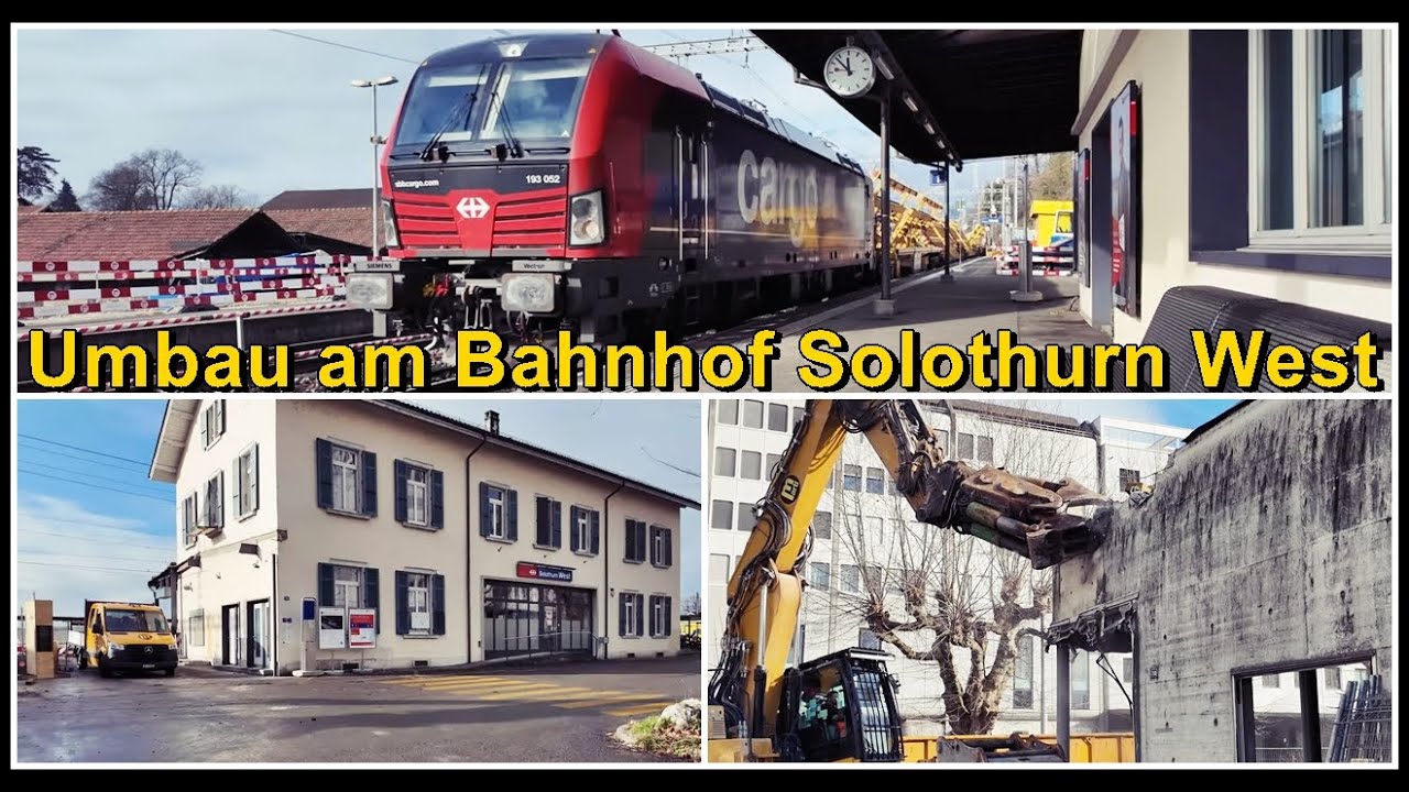 Der Bahnhof Solothurn West wird abgerissen!