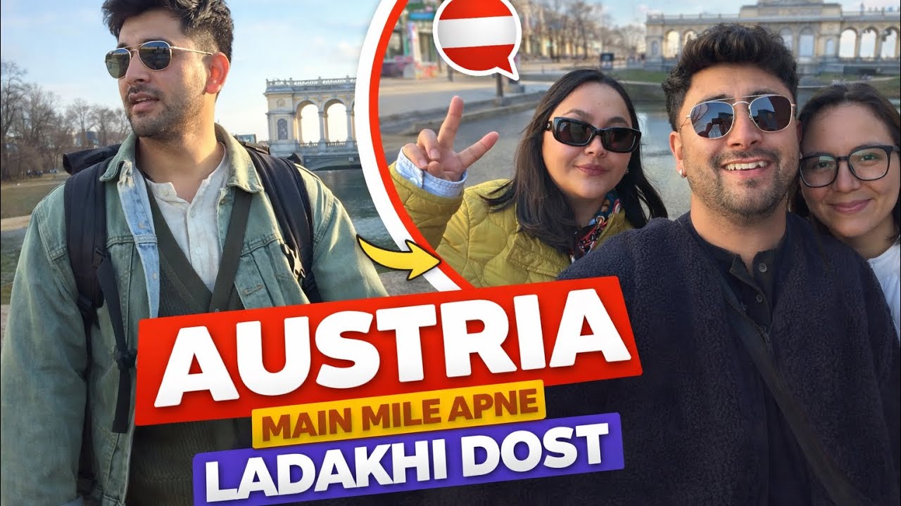 Vienna main mile Ladakhi Dost 🇦🇹 | Europe Tour | Vlog #35