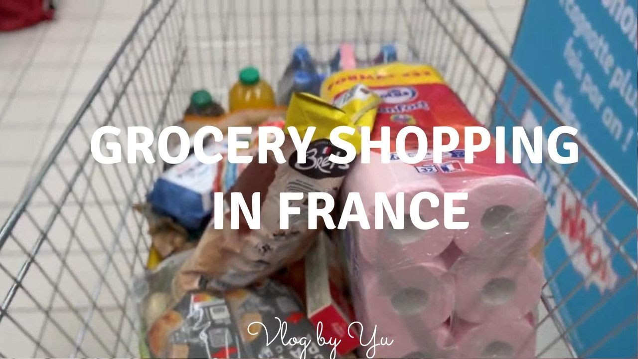 Grocery Shopping 🛒 in France 🇫🇷 in October . French Supermarket October Edition with Price.