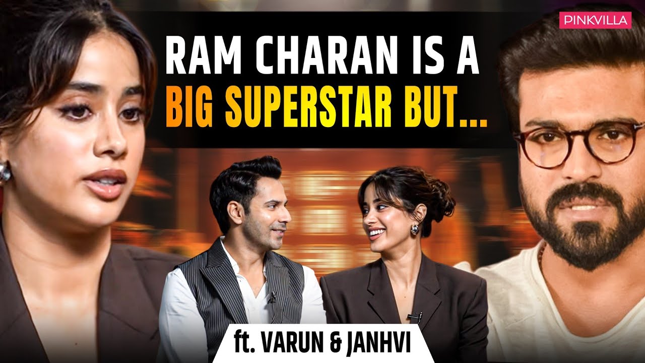 Varun Dhawan & Janhvi Kapoor Talk About Ram Charan and Their Upcoming Films