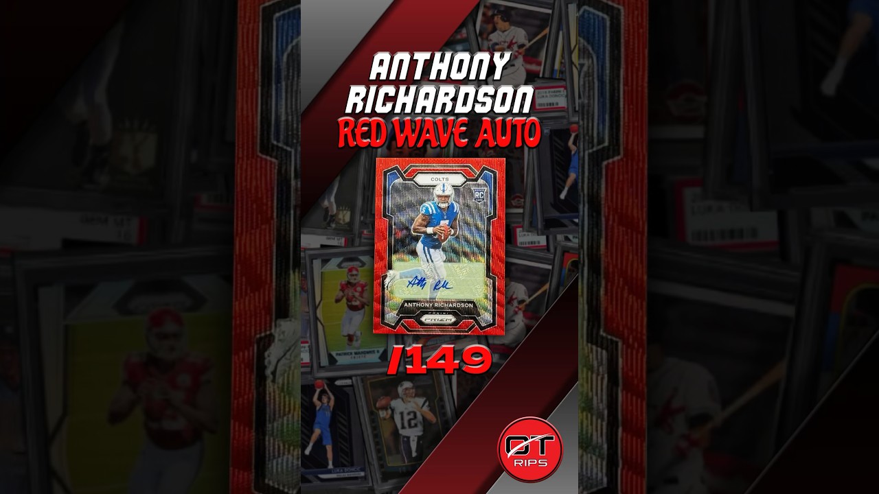 Anthony Richardson RED WAVE RC AUTO /149 🔥 