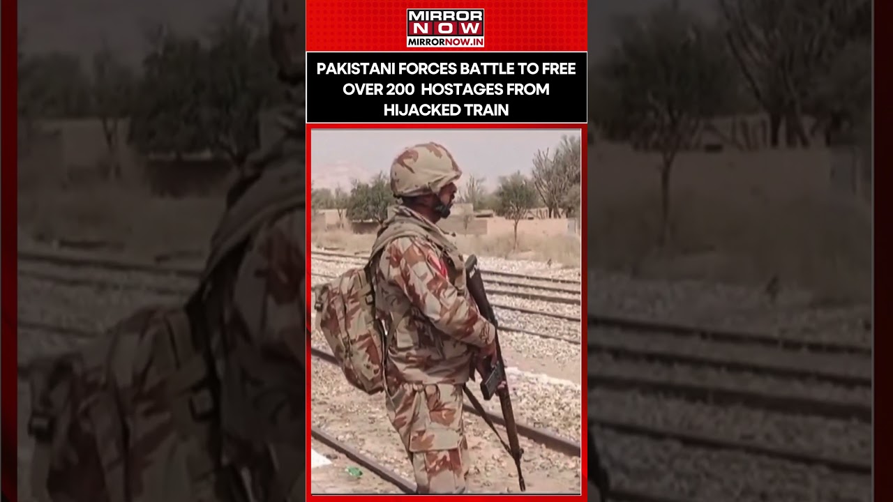Pak Train Hijack: Army Battles BLA Militants to Secure Over 200 Hostages in Bolan #shorts