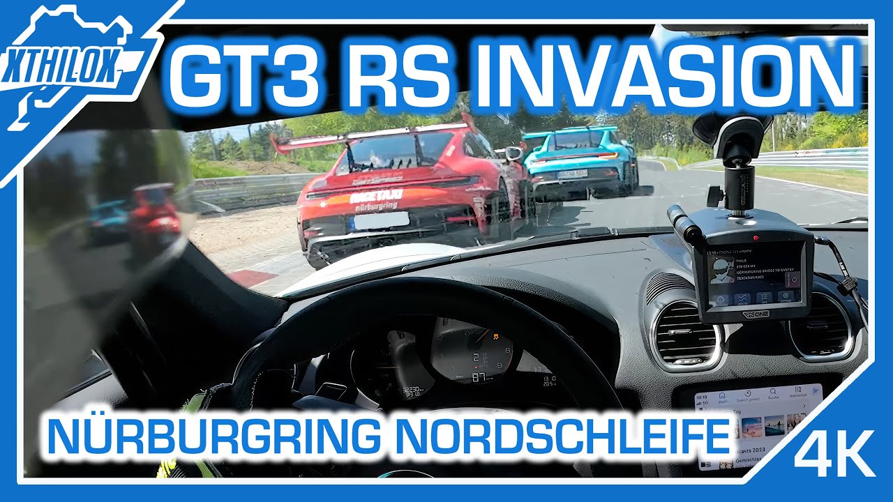 PORSCHE 992 GT3 RS Invasion - Funlap in my 718 GT4 MR on N&Uuml;RBURGRING NORDSCHLEIFE BTG [4K]