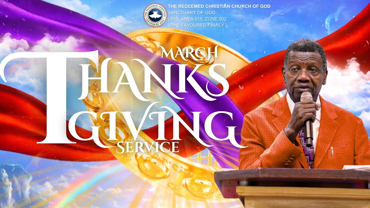 RCCG SANCTUARY OF GOD || MARCH THANKSGIVING SERVICE  ||1ST MARCH 2026