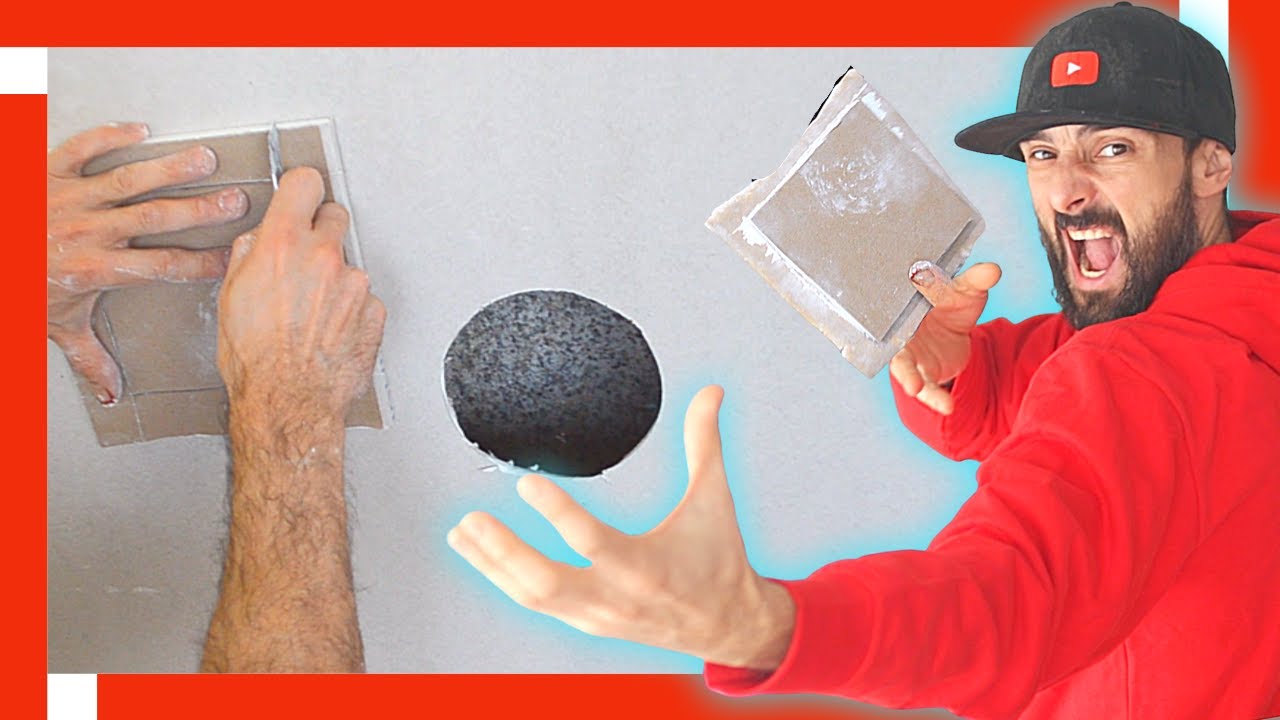 🔥Как закрыть отверстие прожектора в PLADUR (быстро и легко) ▶ ︎ DRYWALL