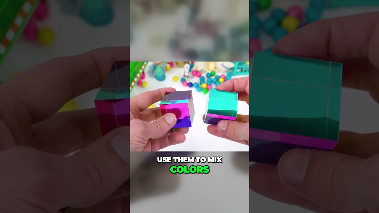 Colorful Glass Cubes: Creating Magic with Colors