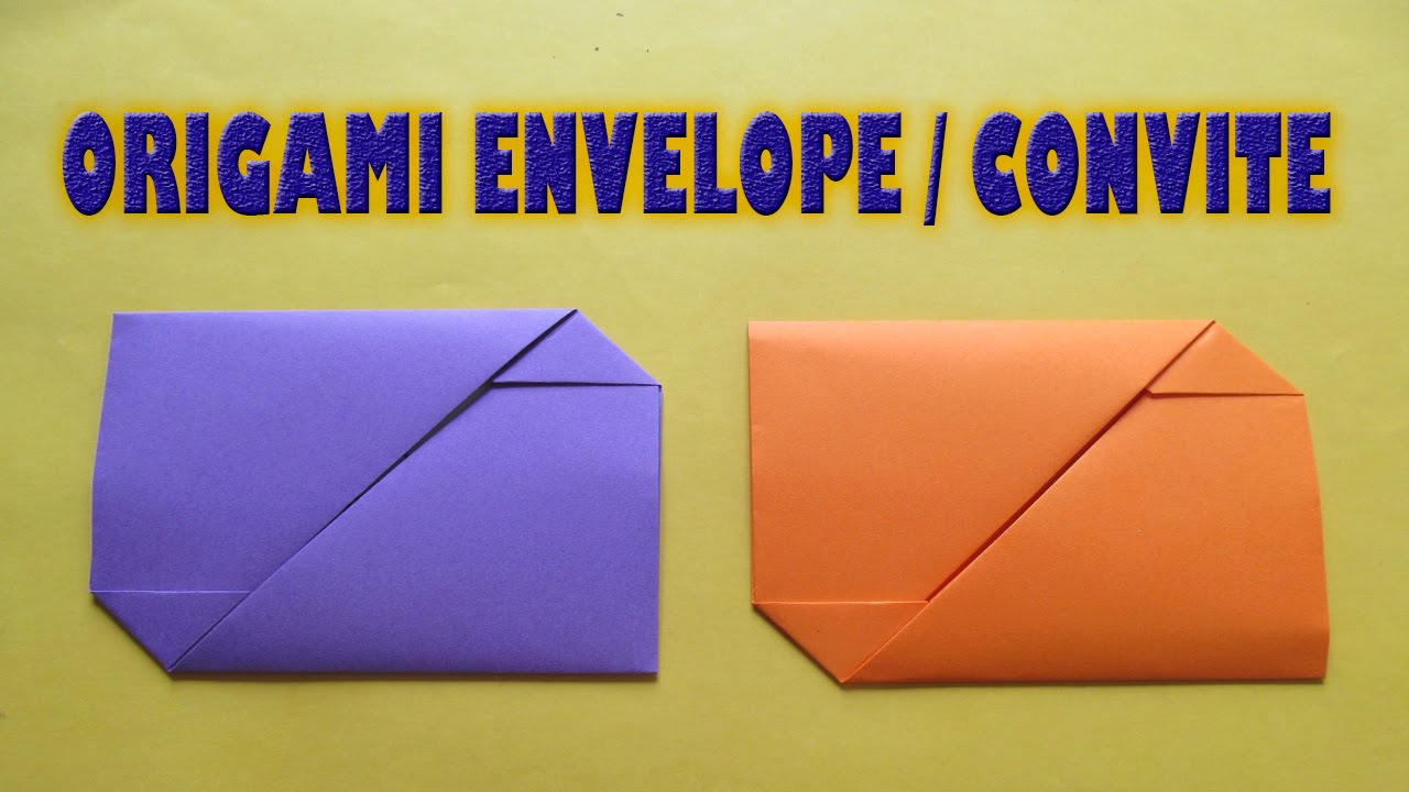 ORIGAMI ENVELOPE/ CONVITE.