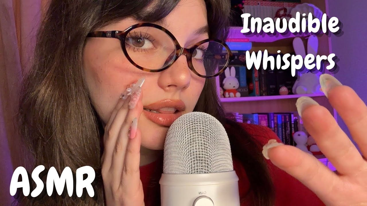 ASMR Inaudible Whispering (Fast Mouth Sounds With Visuals)
