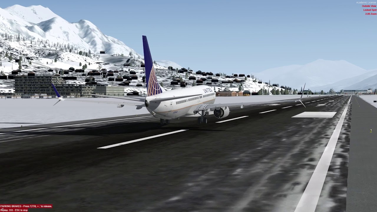 PMDG 737 NGXu Approaching Innsbruck B737-900 ER