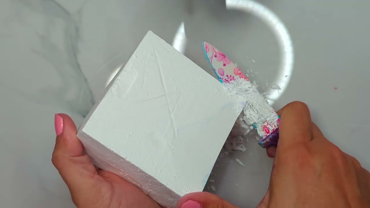 Gym Chalk Shaves + Mega Gym Chalk Shard Crushing Pile