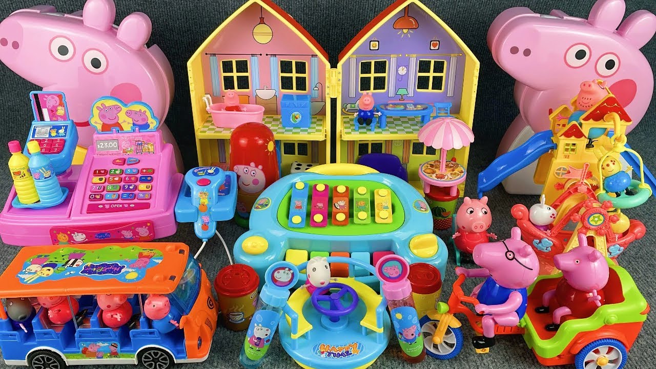 10 Minutes Satisfying with Unboxing Peppa Pig Playground Review Toys | ASMR