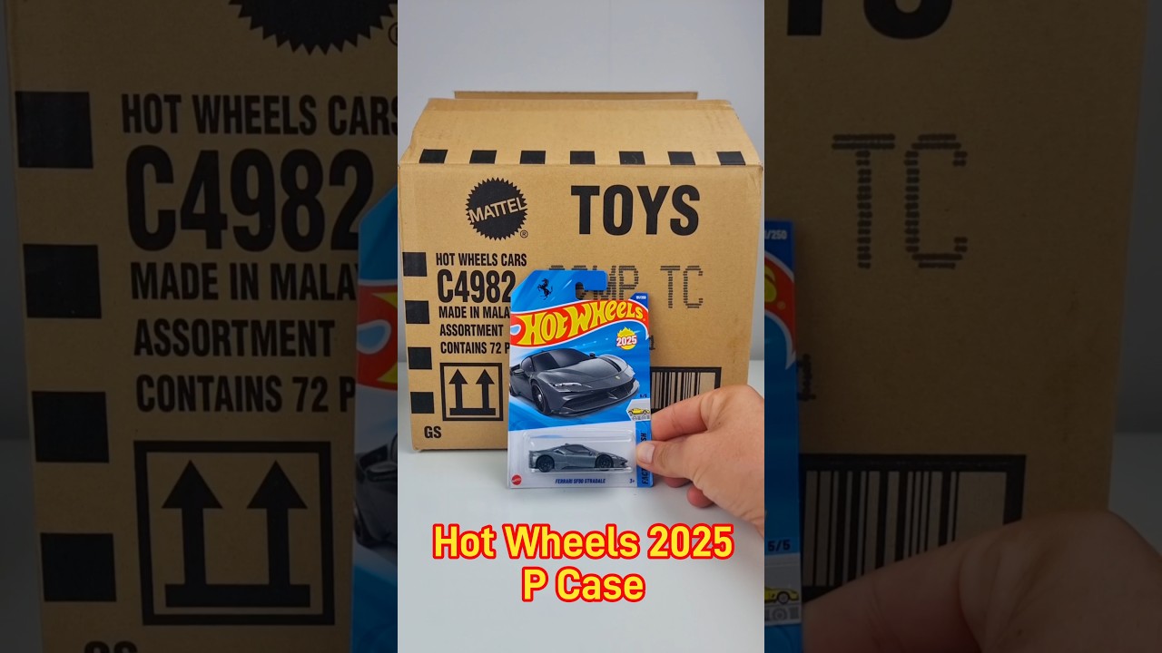 Hot Wheels 2025 P Case - Ferrari SF90 Stradale #hotwheels #hotwheelscollector #hotwheelscollection