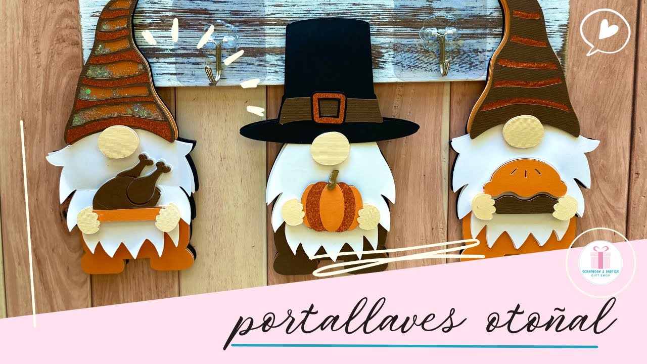 Portallaves con tema Otoñal. Archivo por 24 horas.