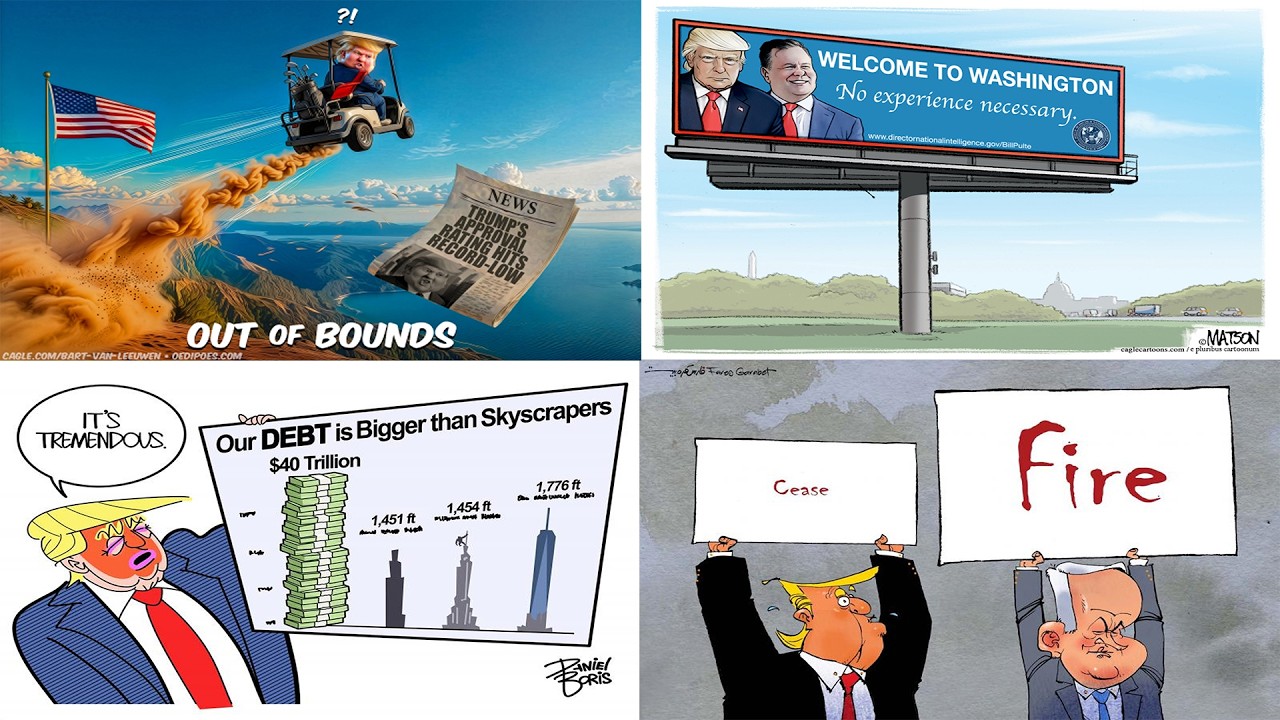 Trump Cartoon Comedy Goes Viral | Best Political Satire, Election Laughs & White House Humor