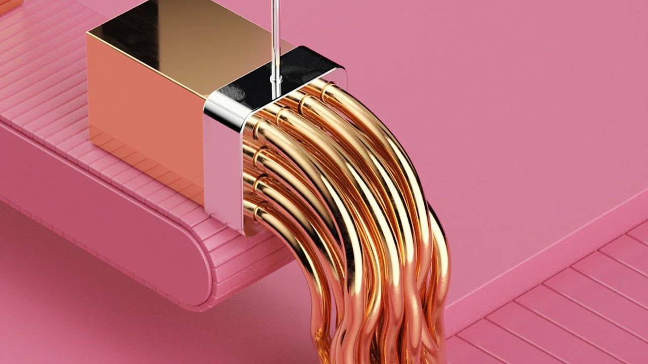 Sliced gold loops