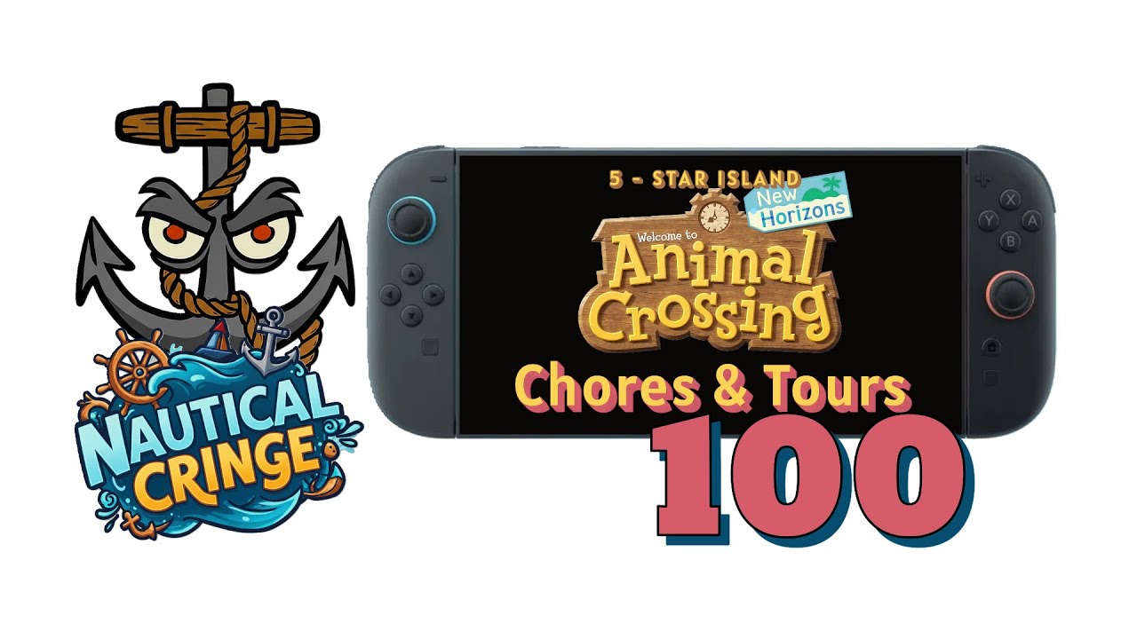 Animal Crossing: Daily Chores & Tours, Episode 100, October 25, 2025 (Switch 2). Seven Gyroids?