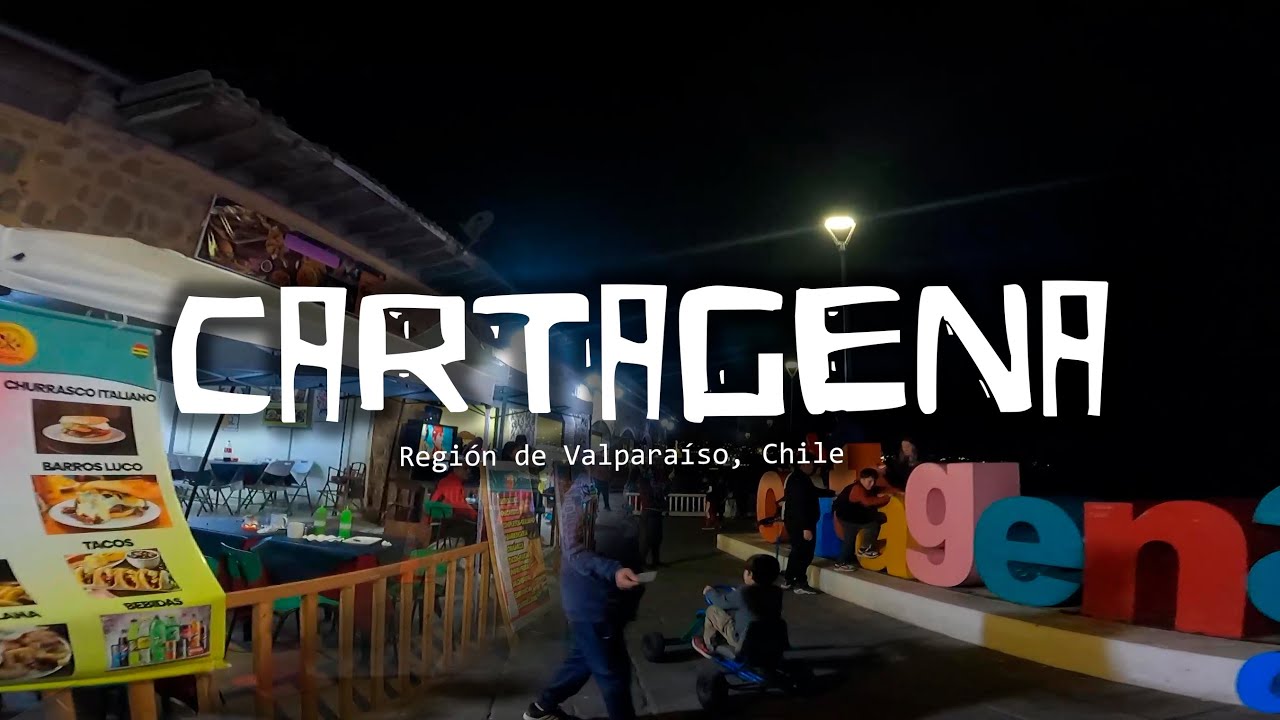 CARTAGENA, Región de Valparaíso, CHILE – Recorrido Nocturno