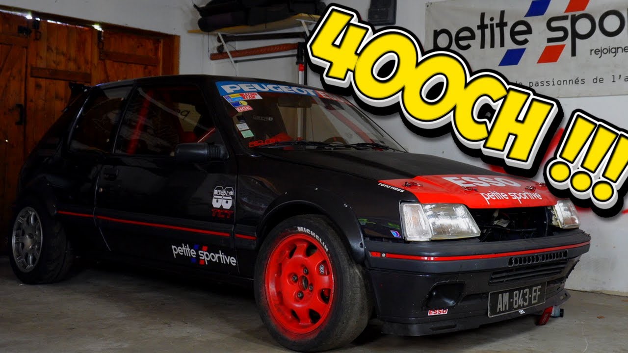 De 115 à 400 CH : Ma 205 GTI revient pour TOUT casser !