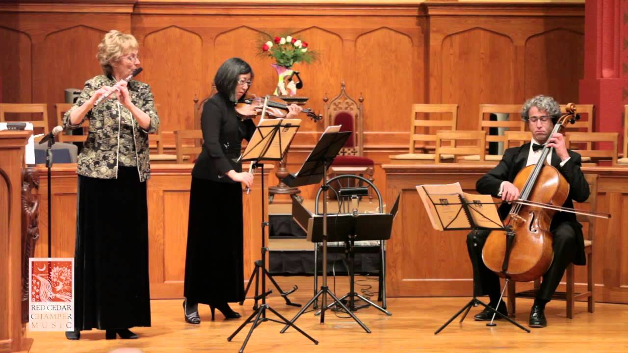 Haydn: London Trio No. 1 / Allegro_ for flute, violin and cello