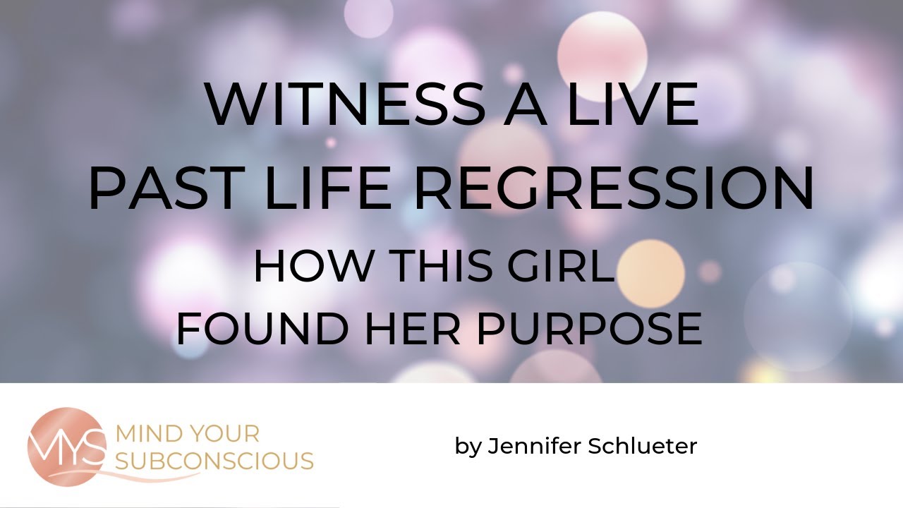 Past Life Regression Hypnosis - Girl enters past lives, sees her future and finds her soul's purpose