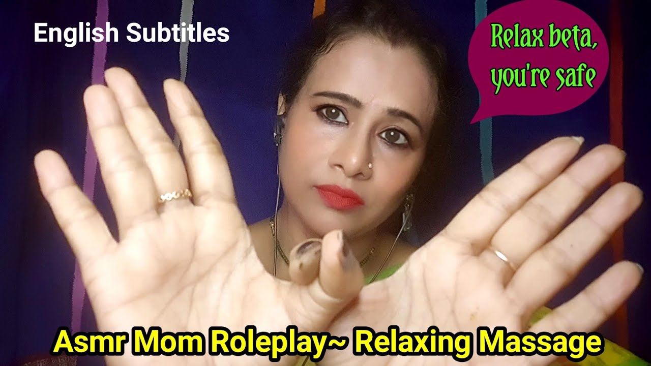 ASMR Mom Helps You Sleep after a hectic day ( Massage, Scratches & Relaxing Bone Cracks ) 😴💆|
