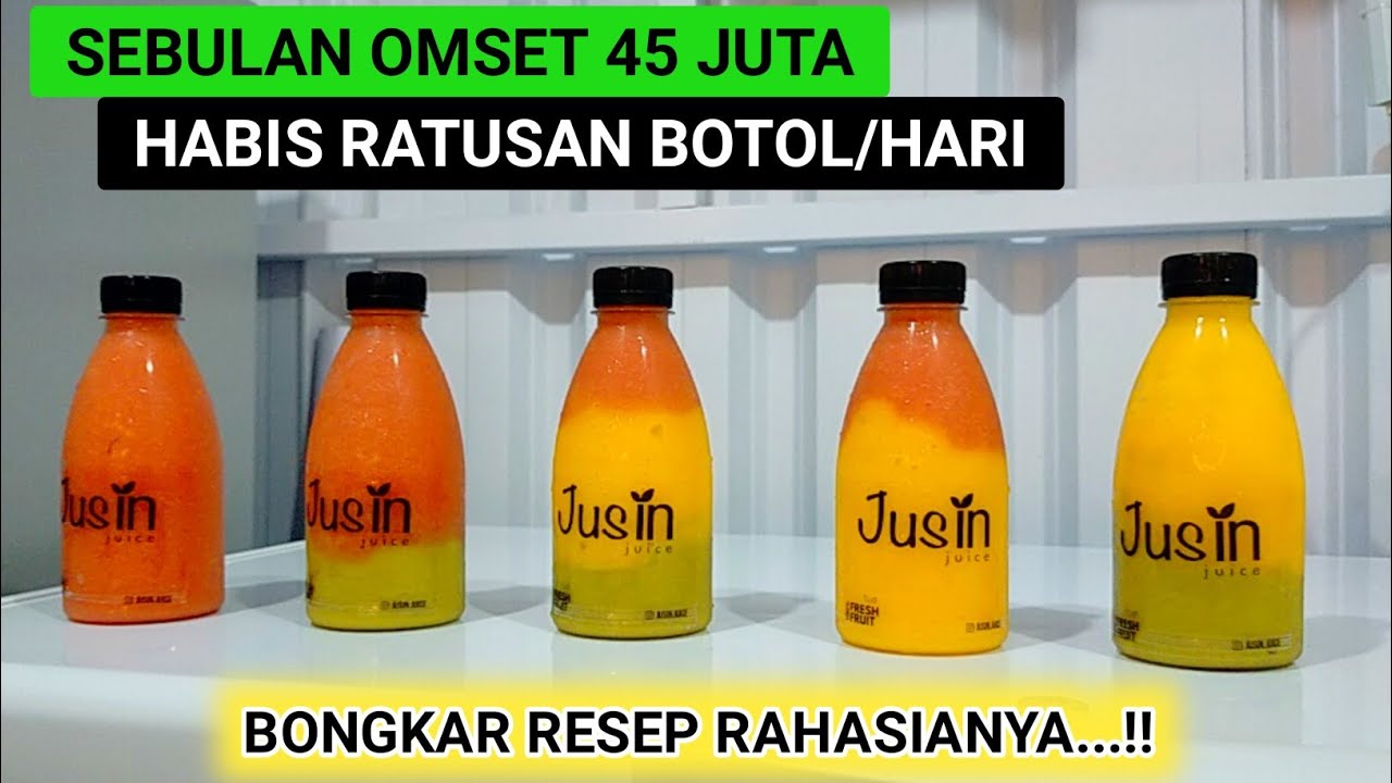 CUMA JUALAN JUS TAPI OMSETNYA NGALAHIN GAJI MANAGER!! RATUSAN CUP HABIS/HARI, OMSET 45 JUTA/BLN