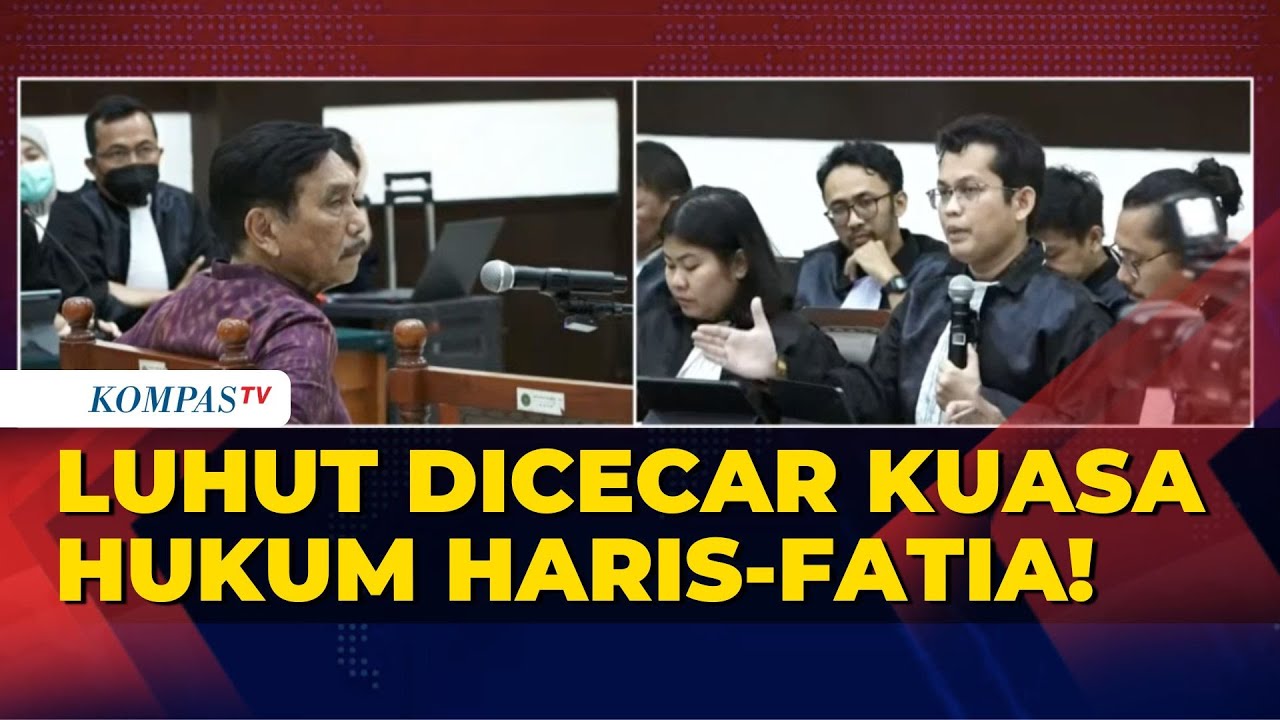 [Full] Debat Panas Luhut & Kuasa Hukum Haris Azhar-Fatia di Sidang Kasus Pencemaran Nama Baik