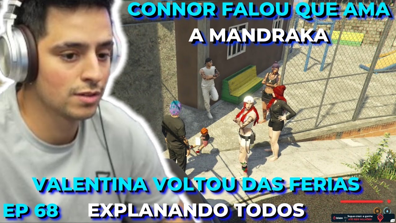 CONNOR REENCONTROU A VALENTINA!! ep 68 [GTA RP] #cda #gtarp #connor #frança #loud_coringa