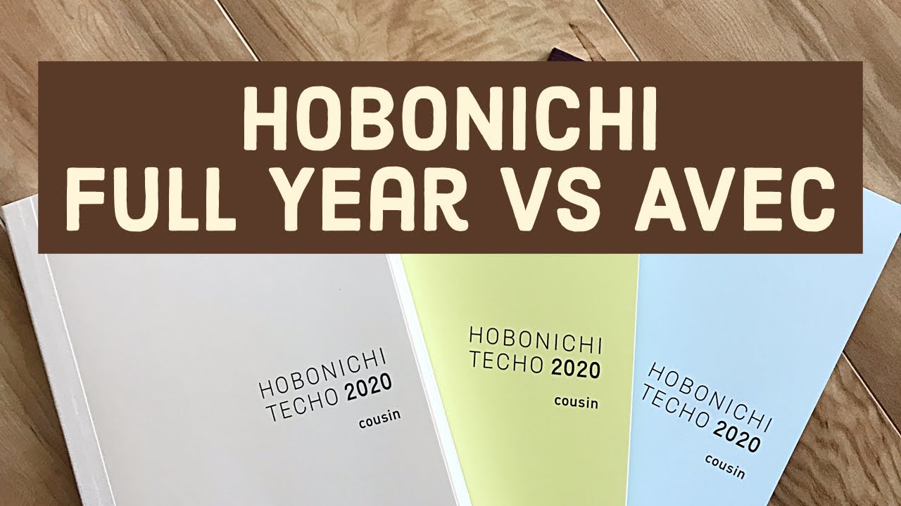 Hobonichi Full Year vs Avec Cousin || Mandy Lynn Plans