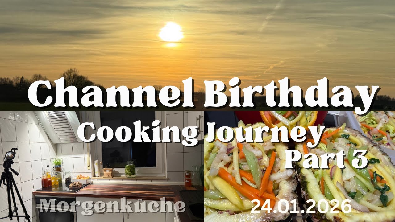 Küchenreise Teil 3 & 1. Geburtstag von Morgenküche #morgenküche