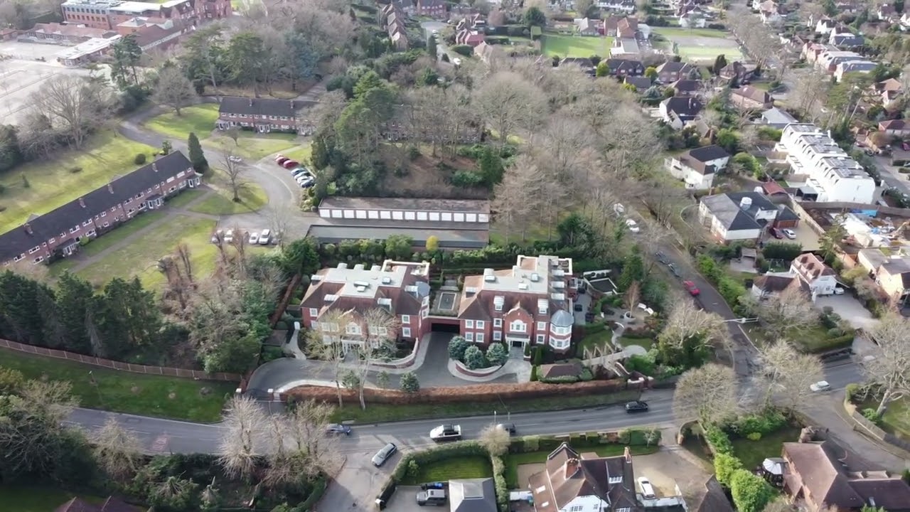 The Oxshott's drone fantastic view
